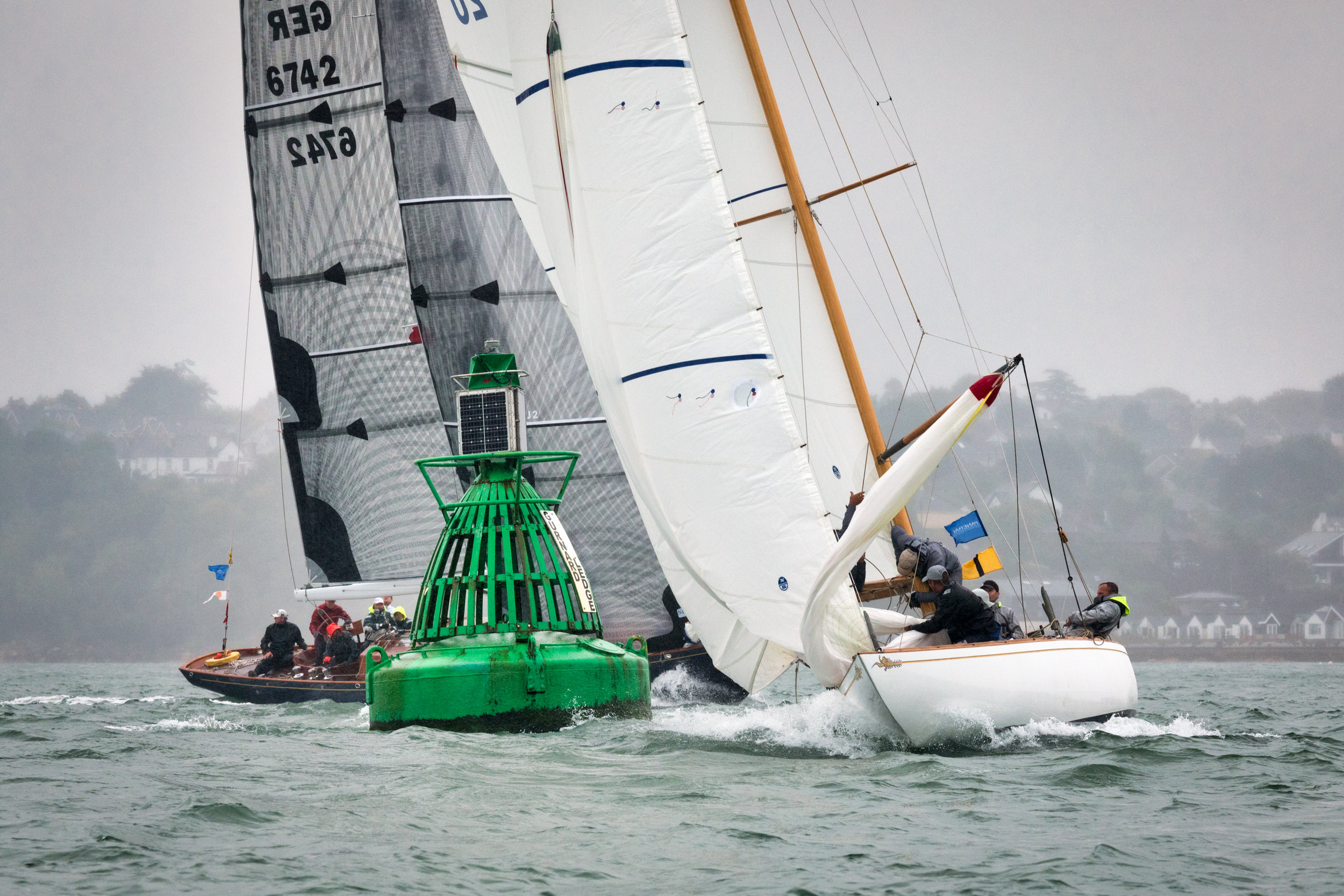 Panerai British Classic Week Wet Wild Finish Classic Sailboats